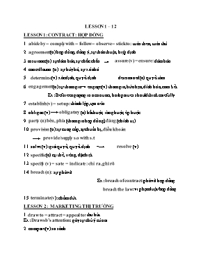 600 Từ hỗ trợ thi Toeic
